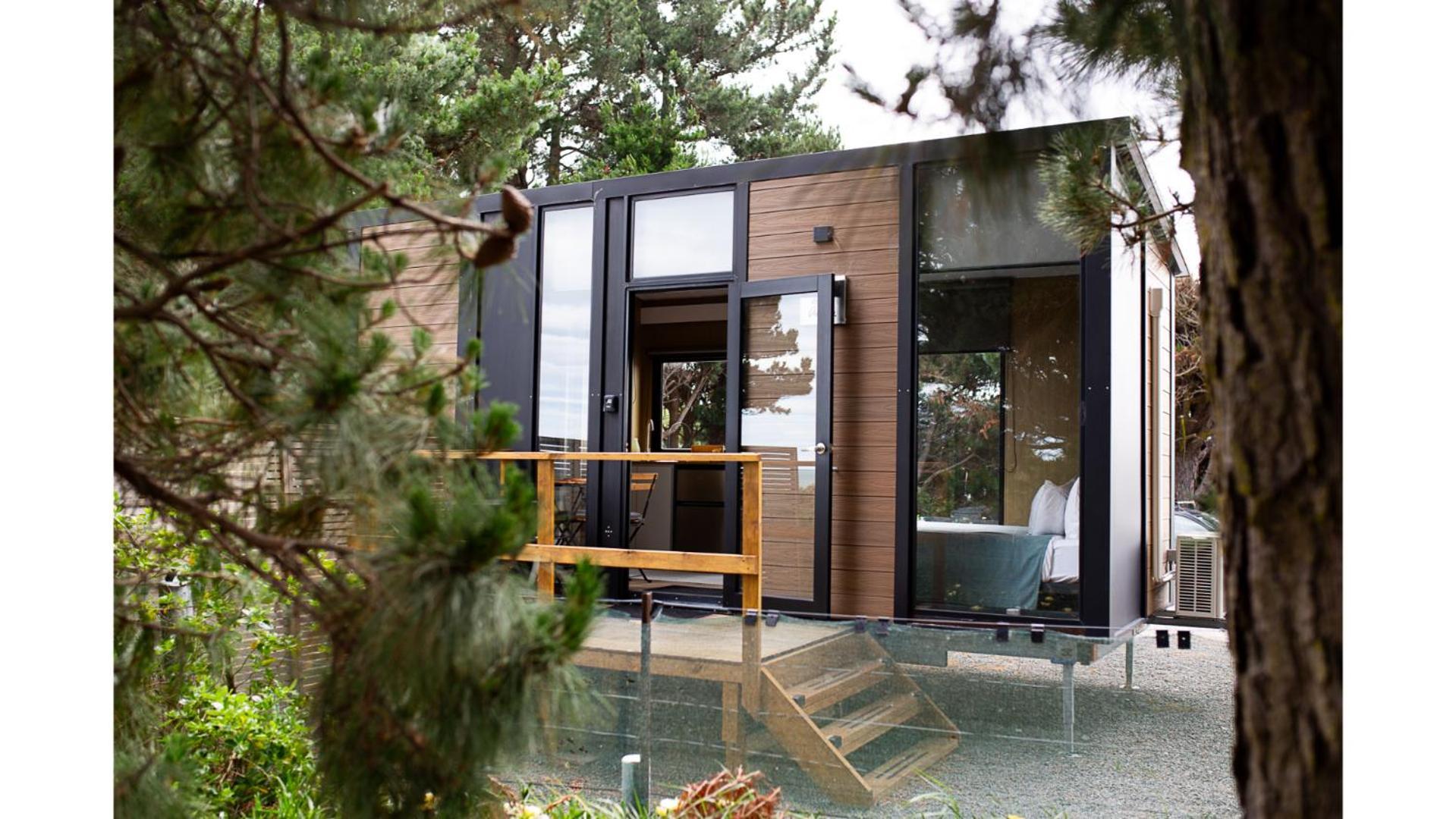 Pacific View By Tiny Away Villa Leithfield Bagian luar foto